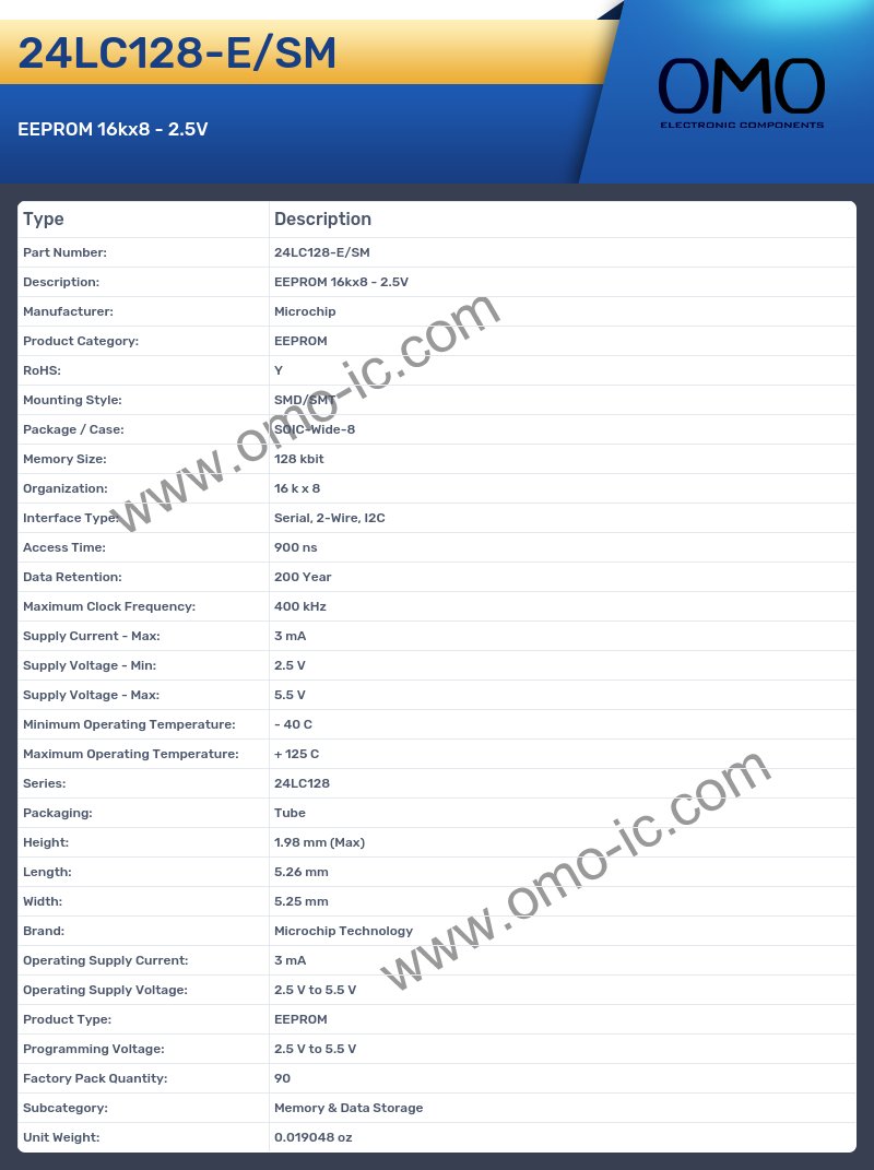 24LC128-E/SM