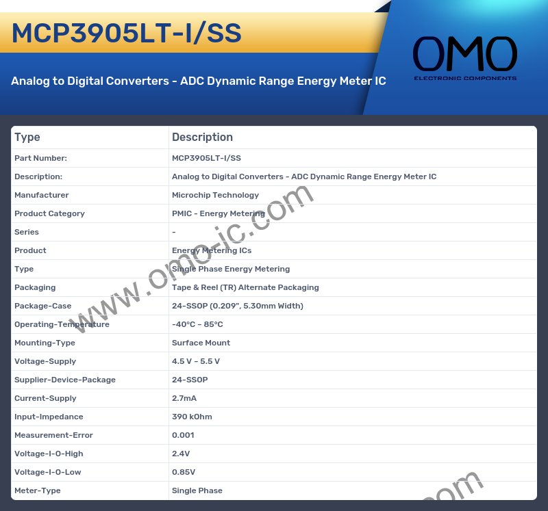 MCP3905LT-I/SS