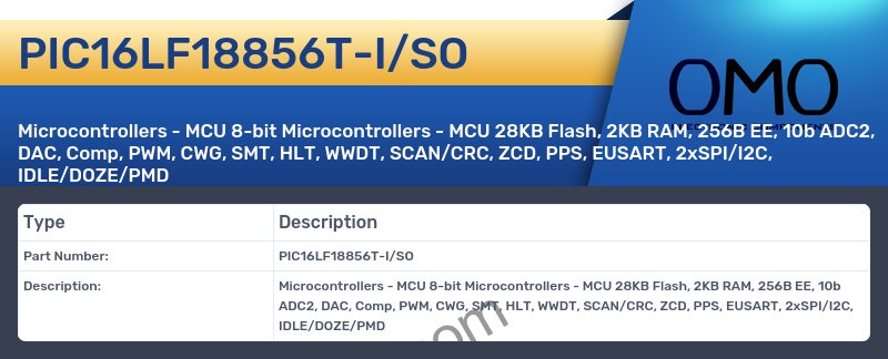 PIC16LF18856T-I/SO