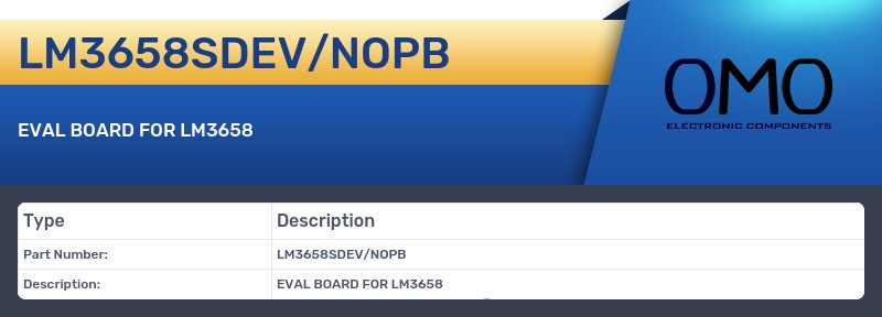 LM3658SDEV/NOPB