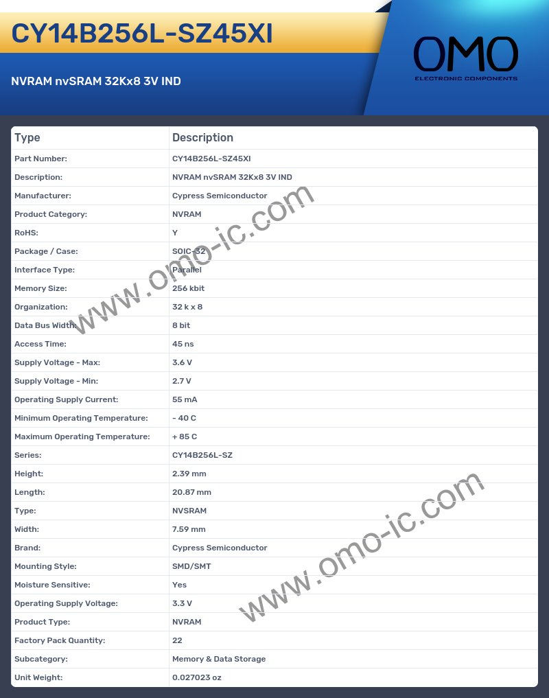 CY14B256L-SZ45XI
