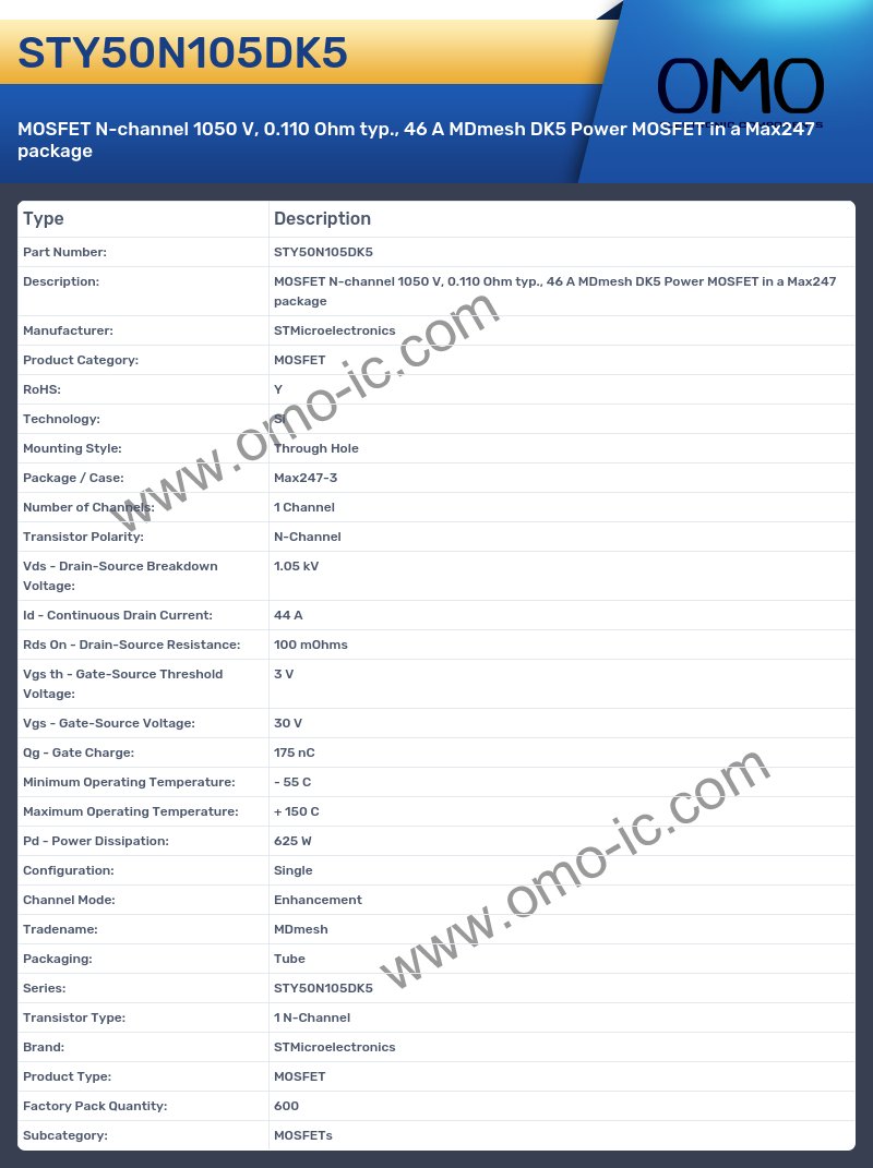 STY50N105DK5