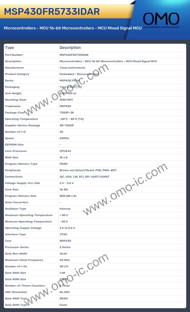 MSP430FR5733IDAR