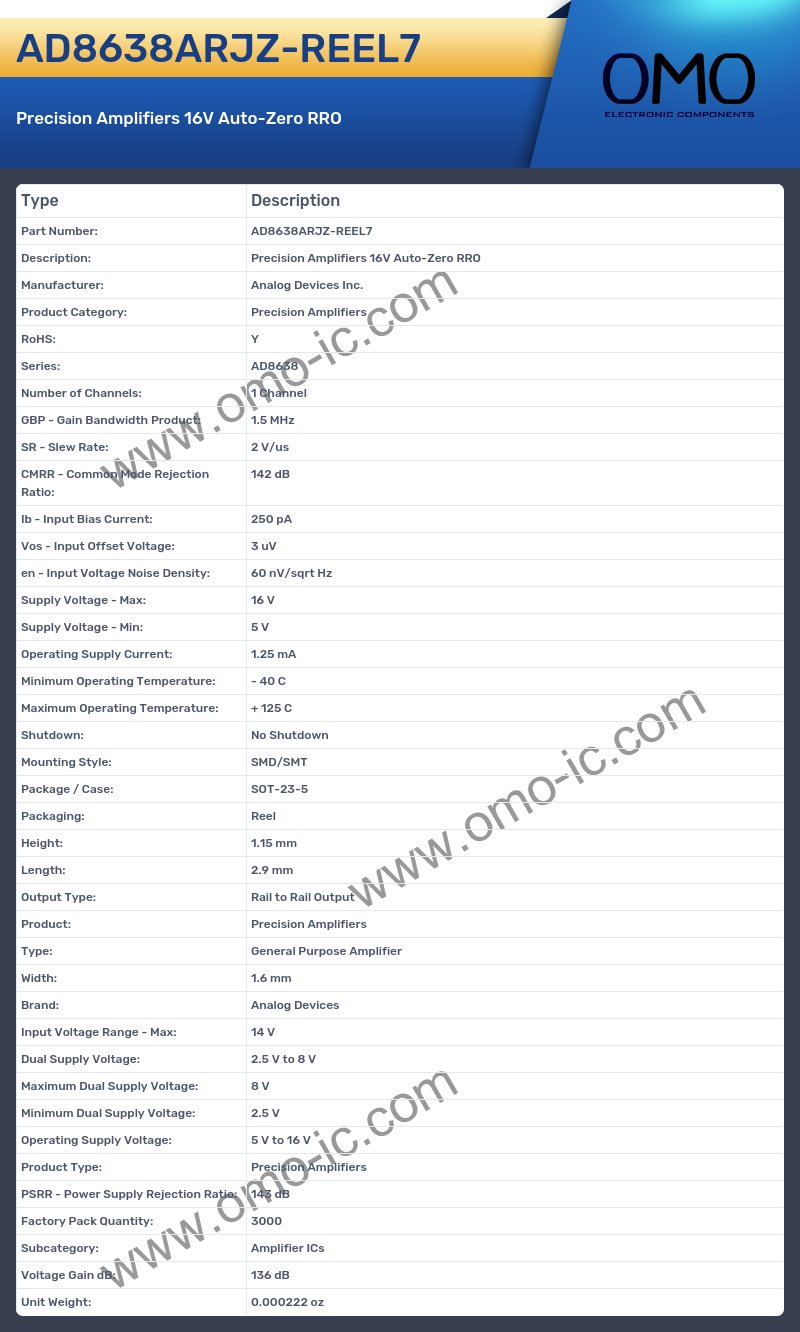 AD8638ARJZ-REEL7