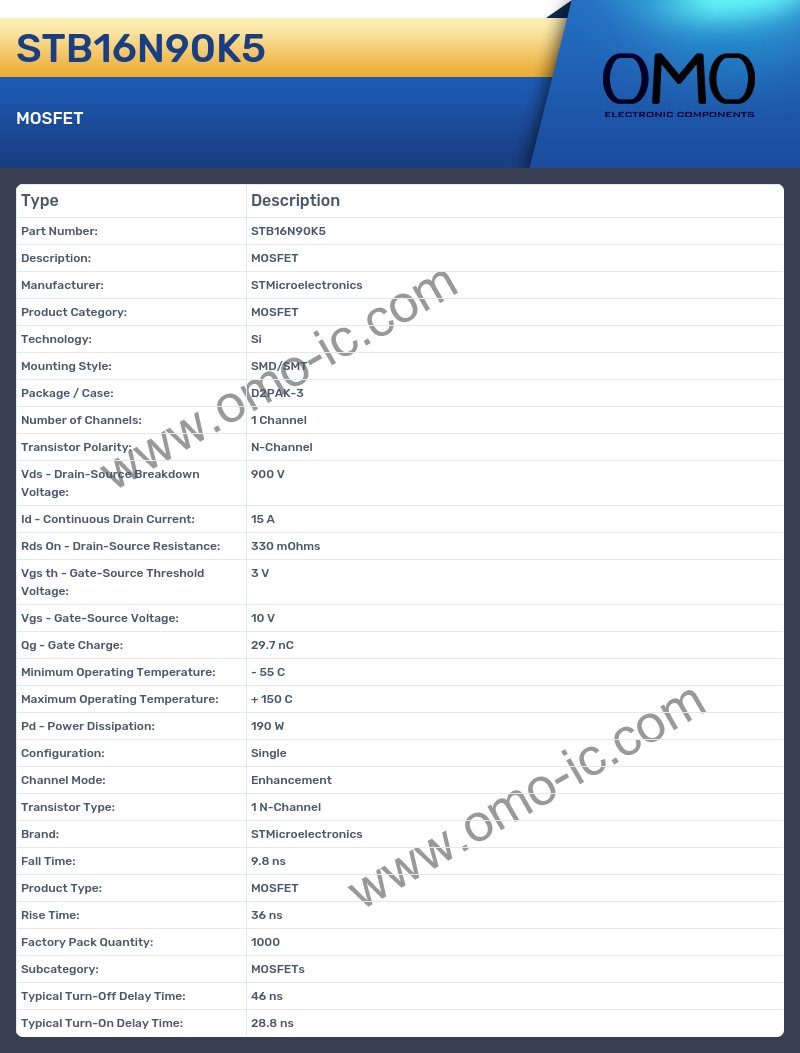 STB16N90K5