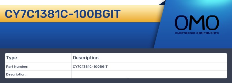 CY7C1381C-100BGIT