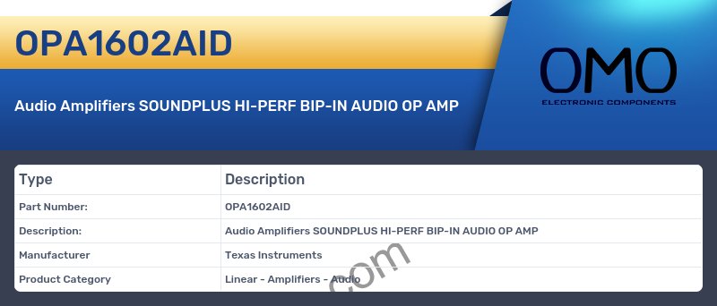 OPA1602AID