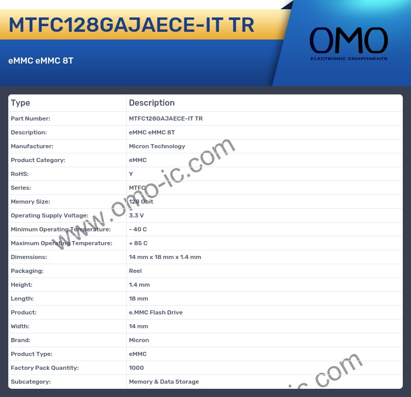 MTFC128GAJAECE-IT TR