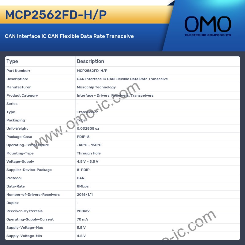MCP2562FD-H/P