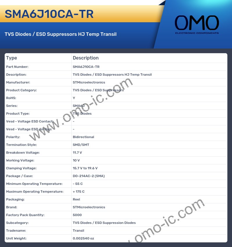 SMA6J10CA-TR