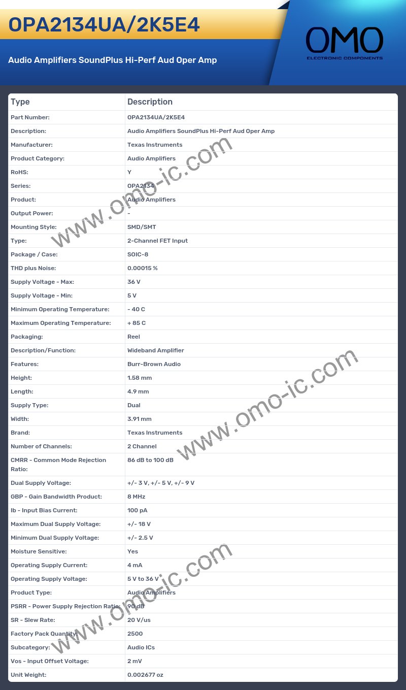 OPA2134UA/2K5E4