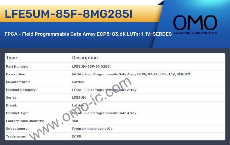 LFE5UM-85F-8MG285I