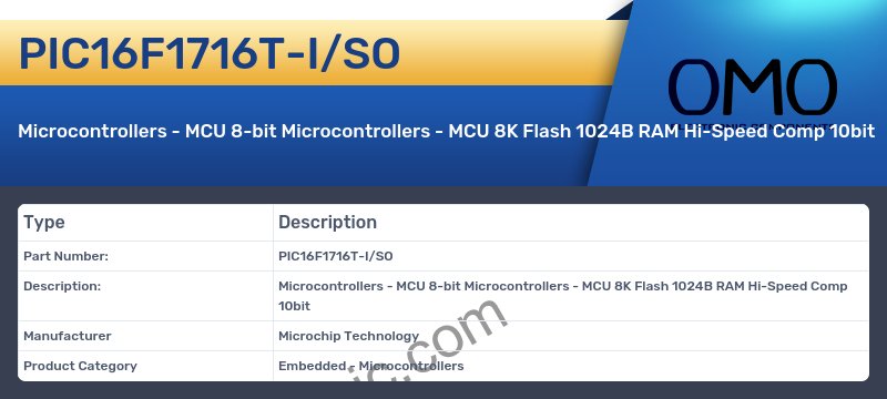 PIC16F1716T-I/SO