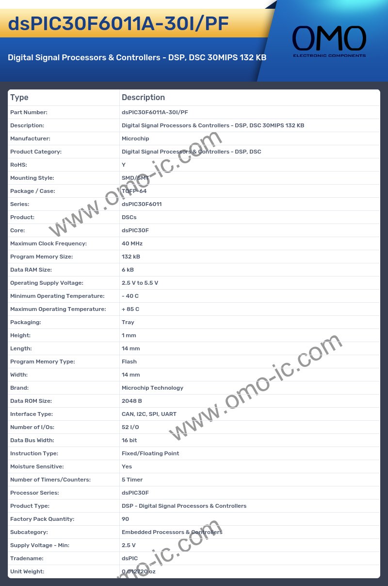 dsPIC30F6011A-30I/PF