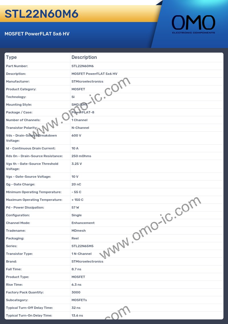 STL22N60M6