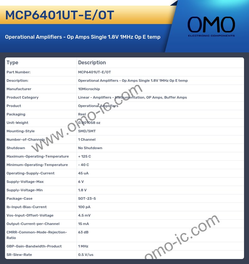 MCP6401UT-E/OT