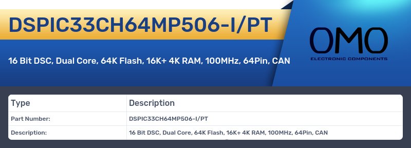 DSPIC33CH64MP506-I/PT