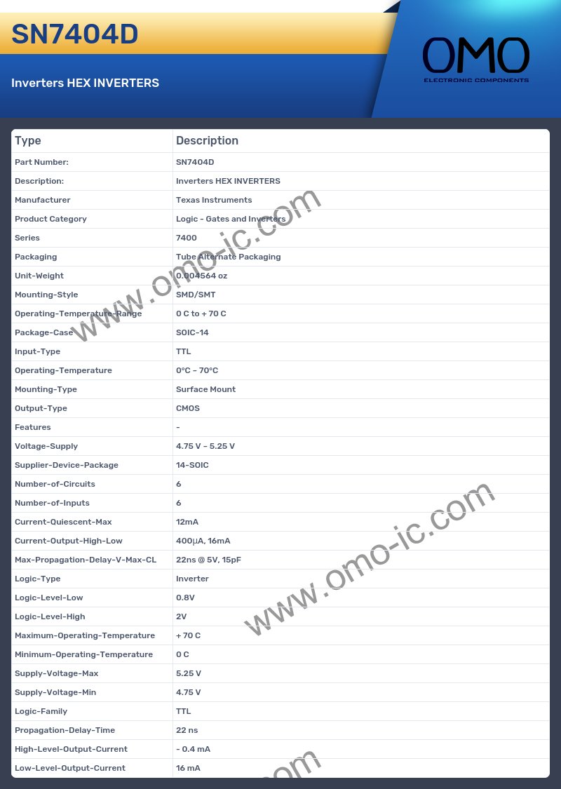 SN7404D