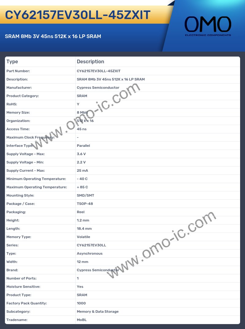 CY62157EV30LL-45ZXIT