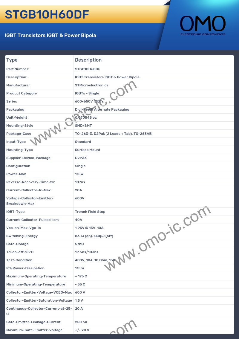 STGB10H60DF