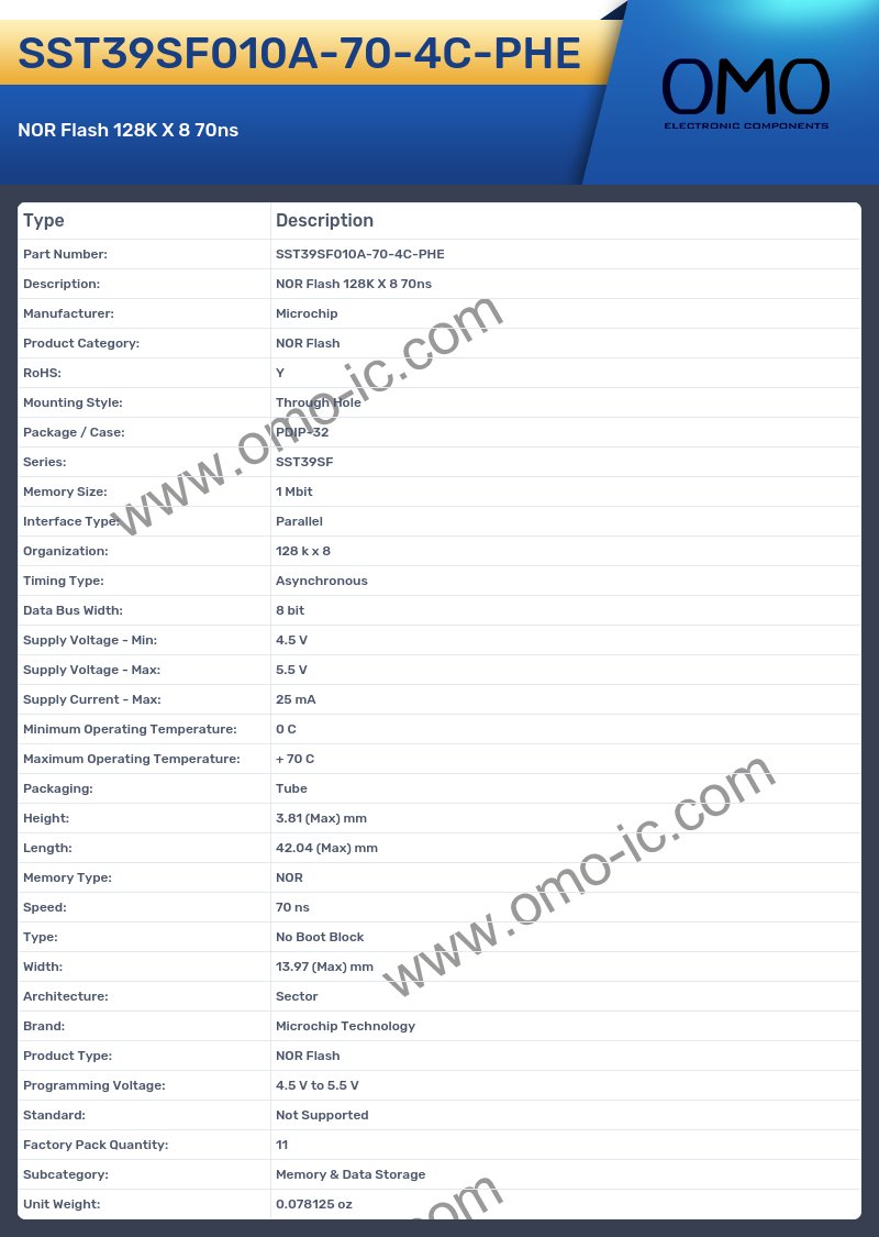 SST39SF010A-70-4C-PHE
