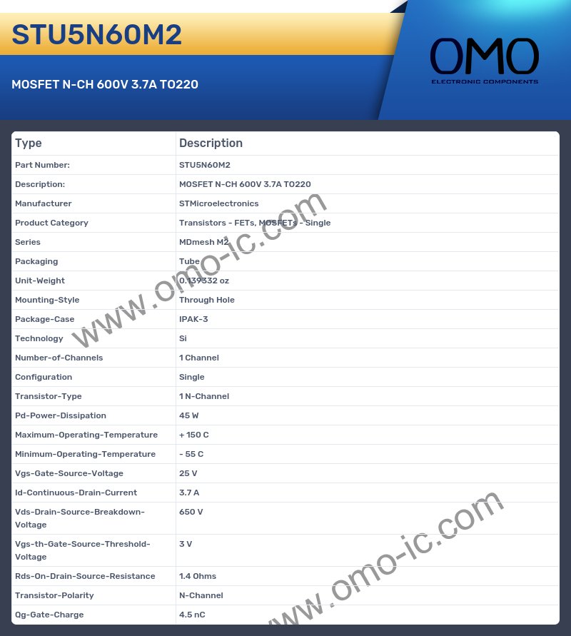 STU5N60M2
