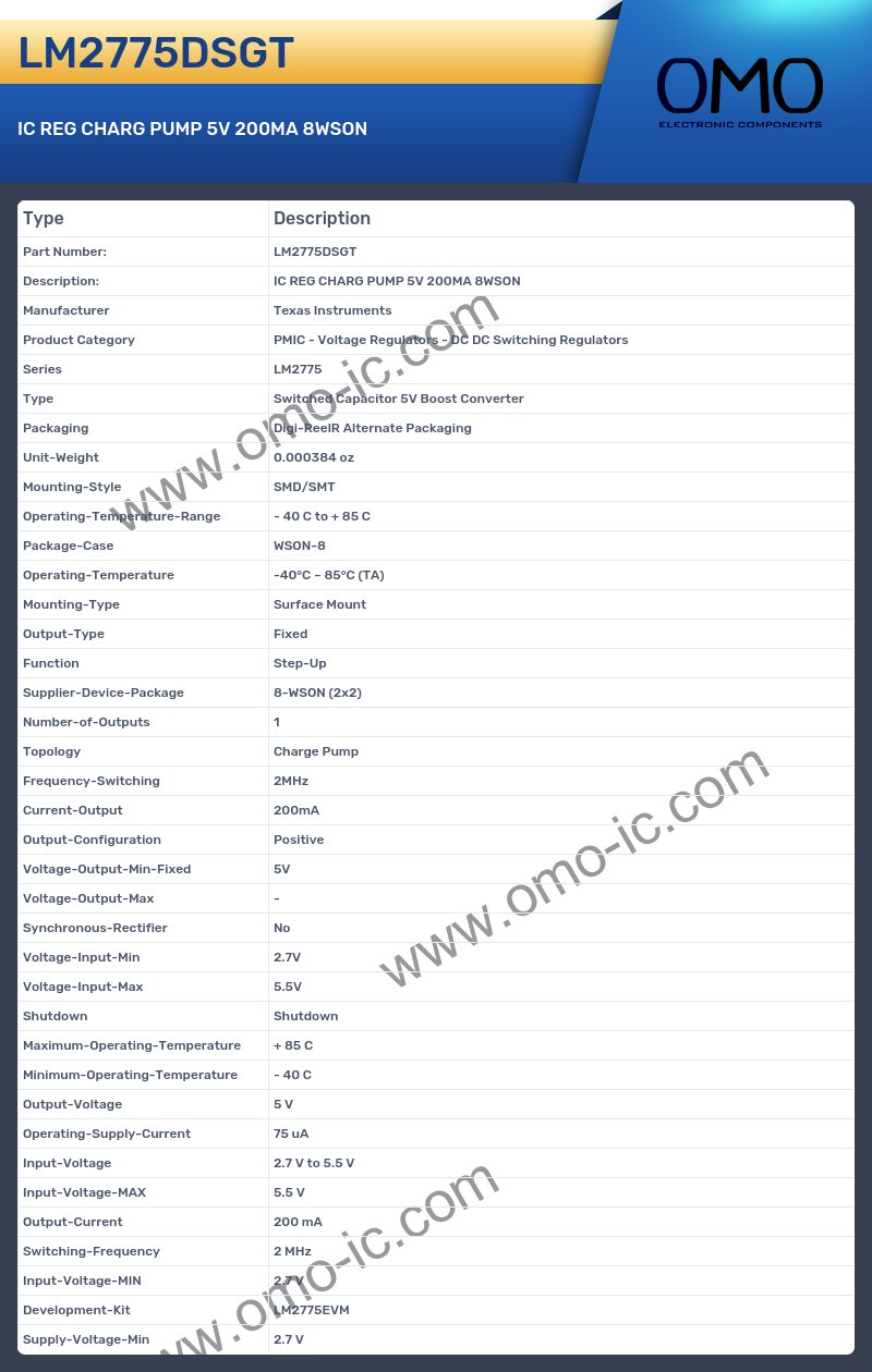 LM2775DSGT