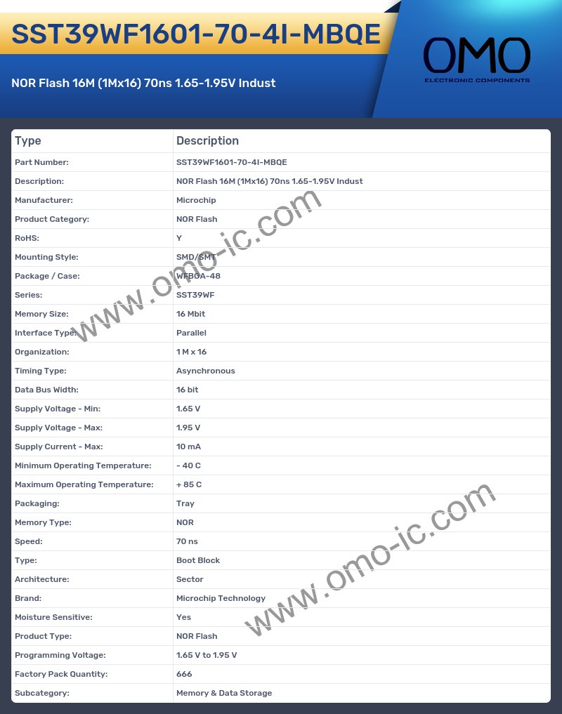 SST39WF1601-70-4I-MBQE