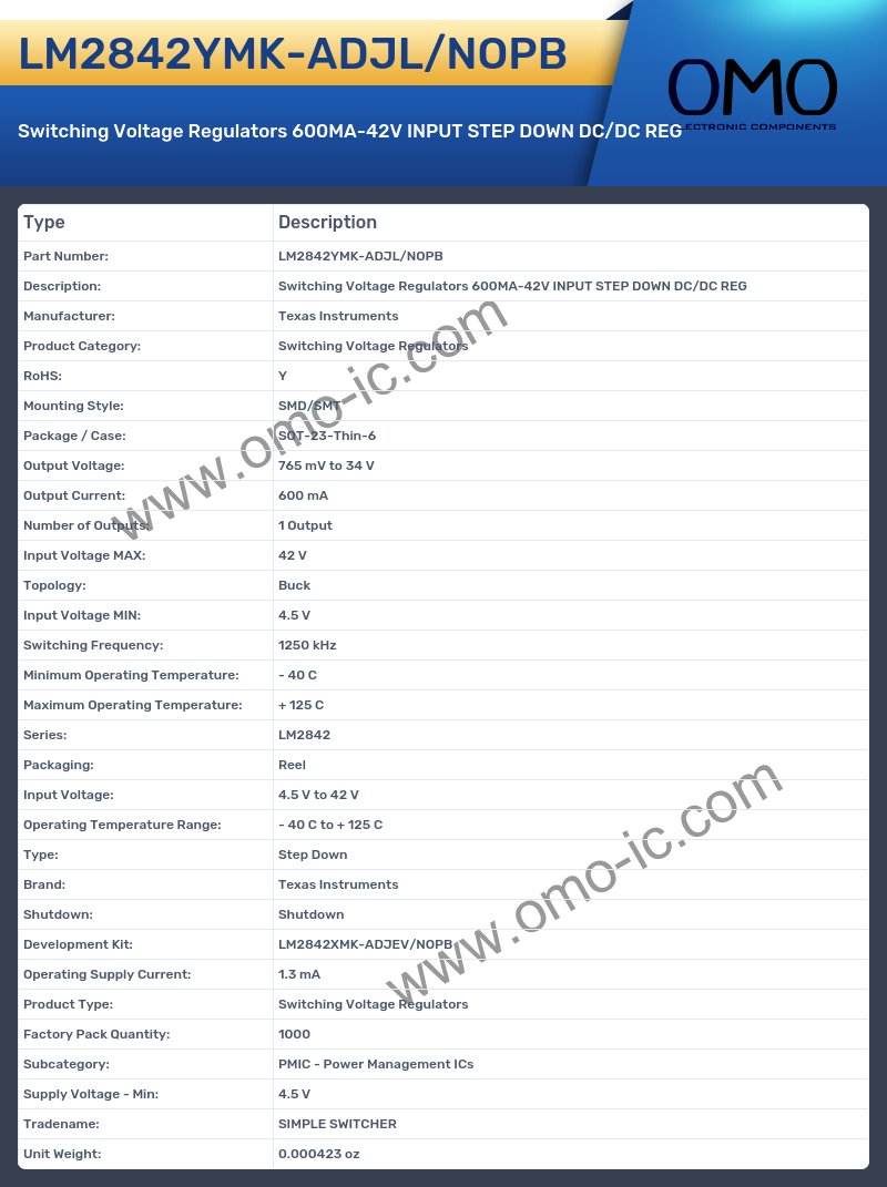 LM2842YMK-ADJL/NOPB