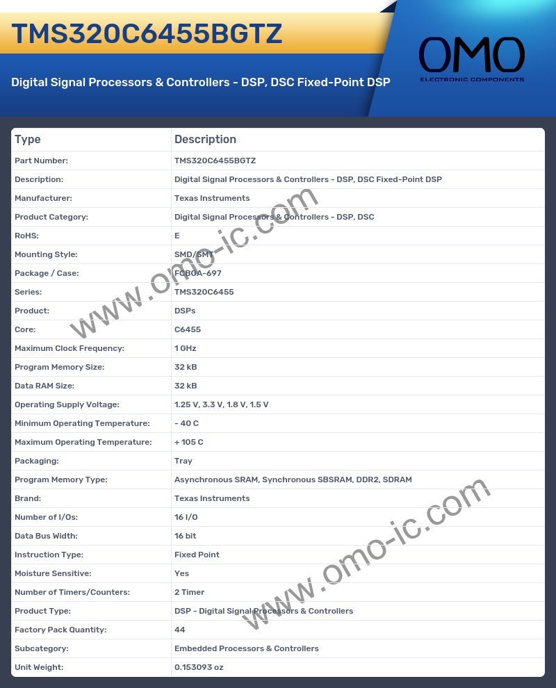 TMS320C6455BGTZ