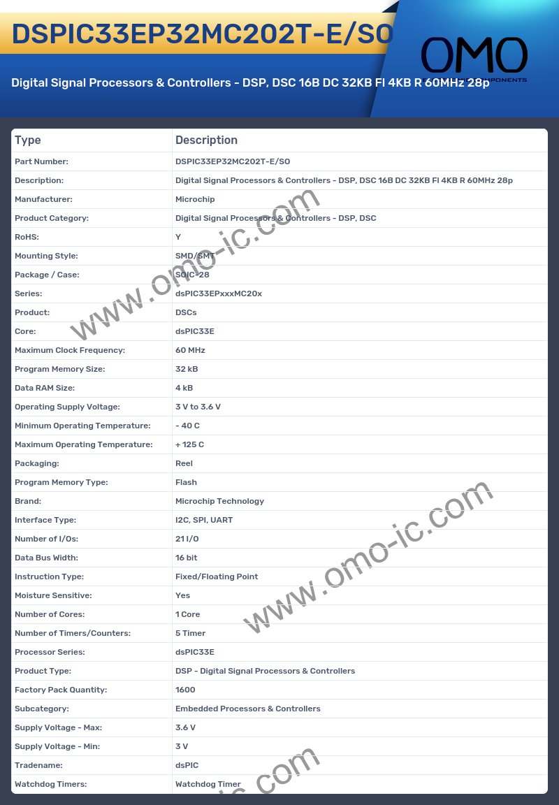 DSPIC33EP32MC202T-E/SO