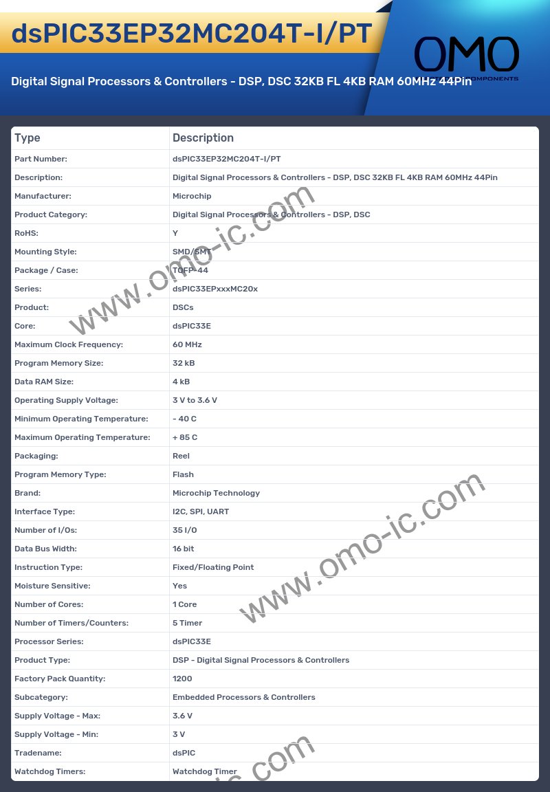 dsPIC33EP32MC204T-I/PT