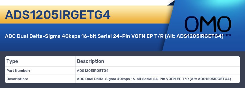 ADS1205IRGETG4