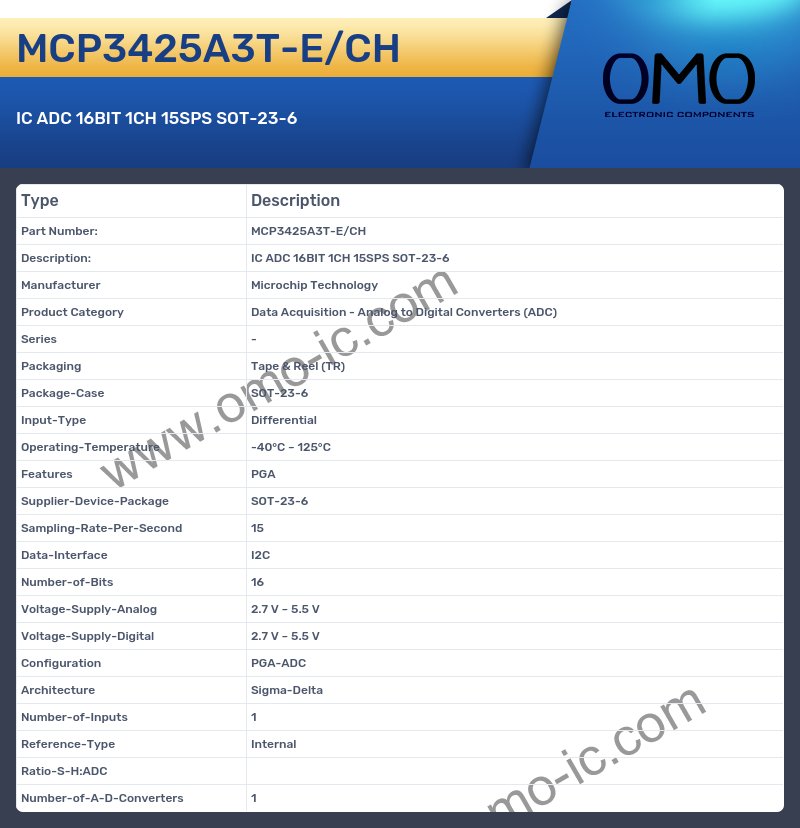 MCP3425A3T-E/CH