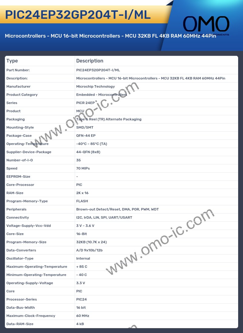 PIC24EP32GP204T-I/ML