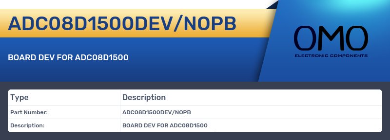 ADC08D1500DEV/NOPB