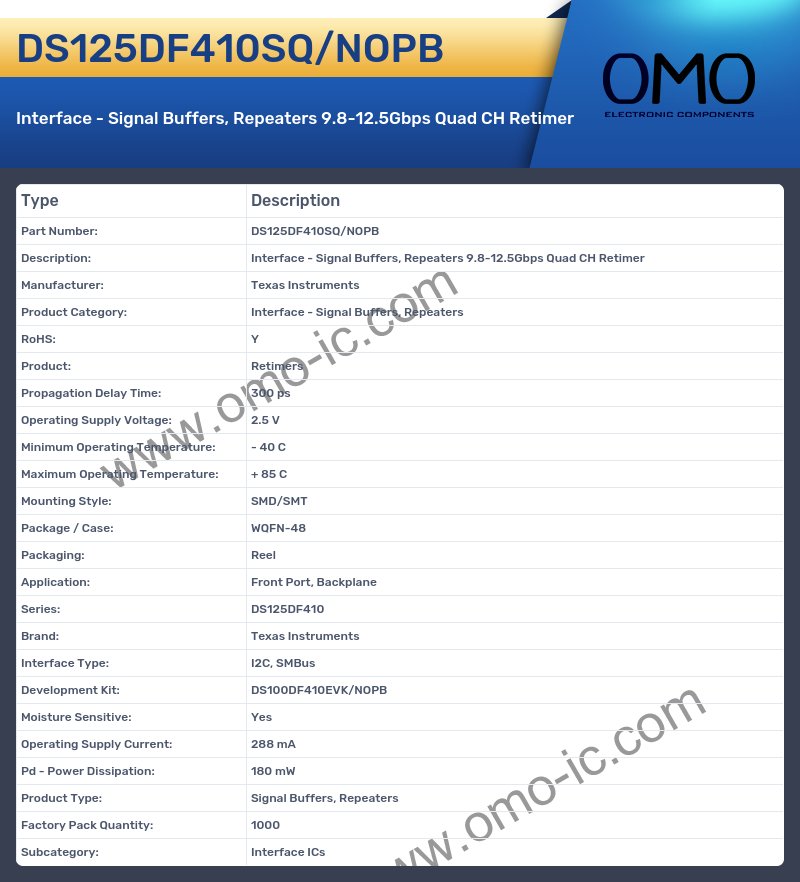 DS125DF410SQ/NOPB