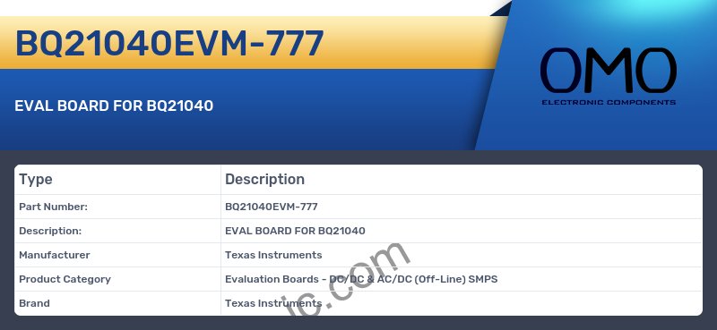 BQ21040EVM-777