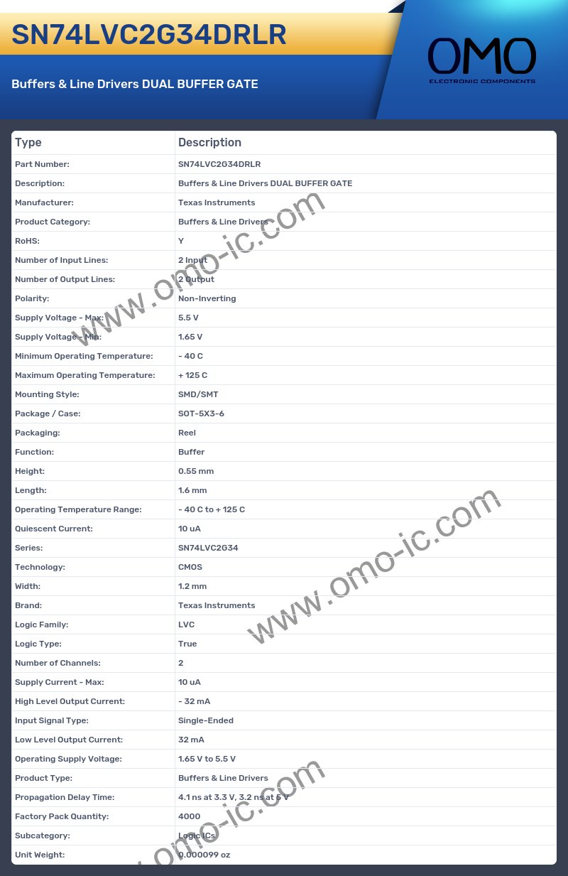 SN74LVC2G34DRLR