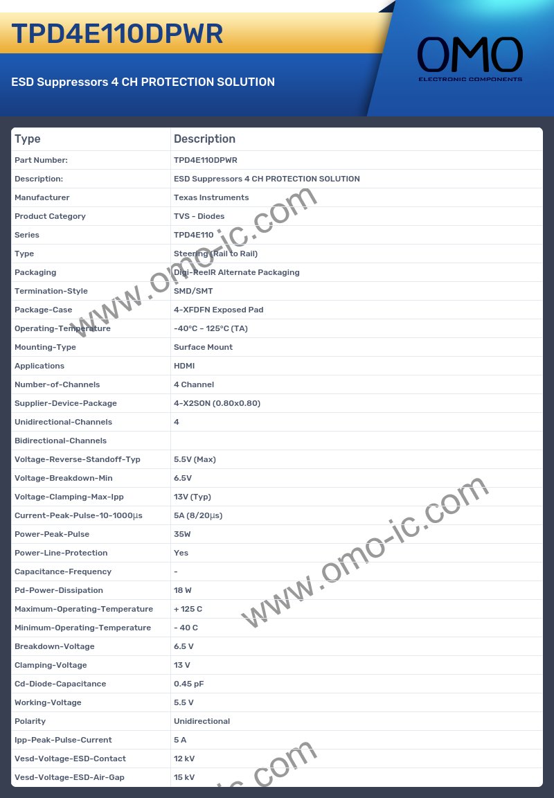 TPD4E110DPWR