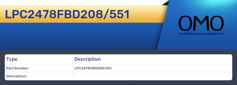 LPC2478FBD208/551