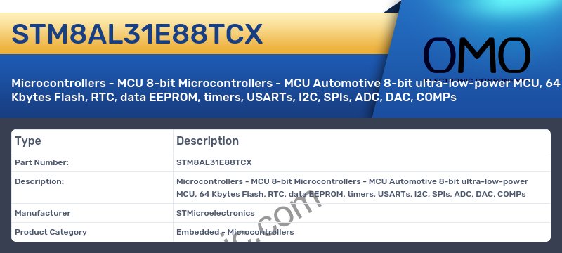 STM8AL31E88TCX