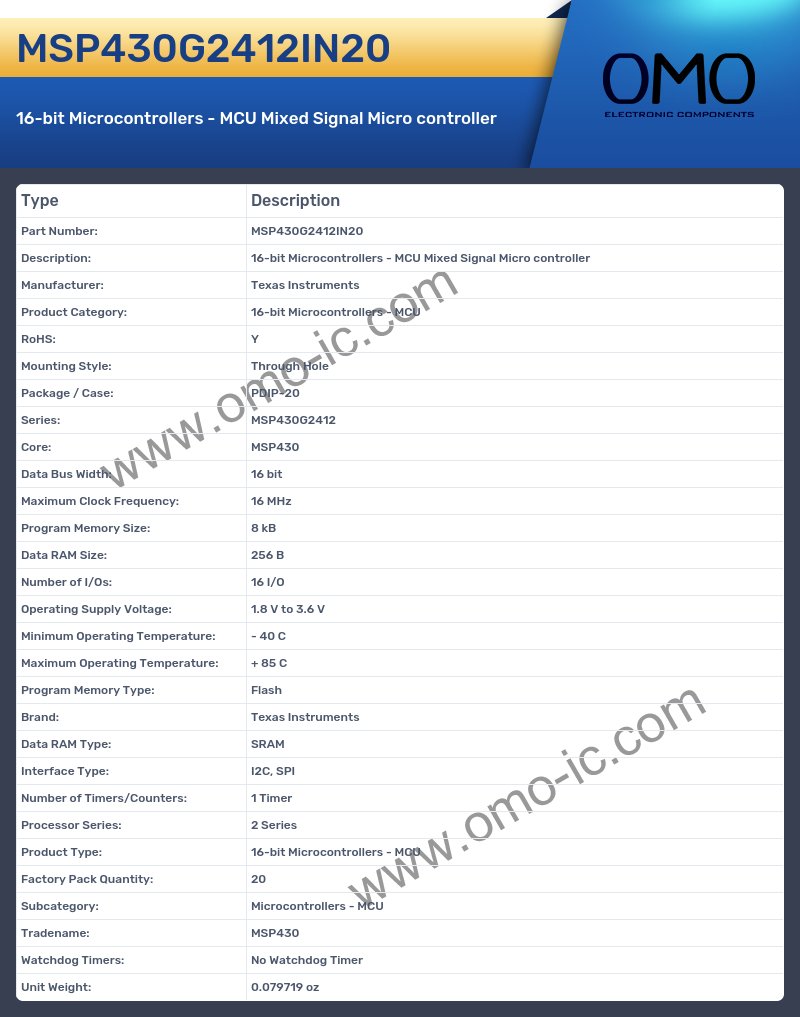 MSP430G2412IN20