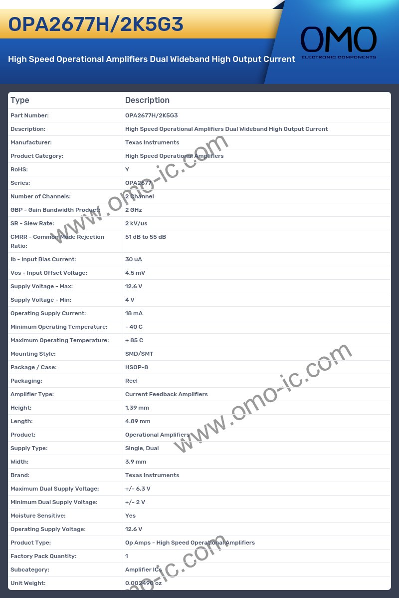 OPA2677H/2K5G3