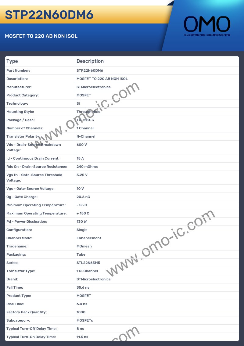 STP22N60DM6