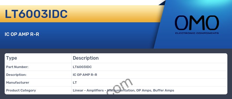 LT6003IDC