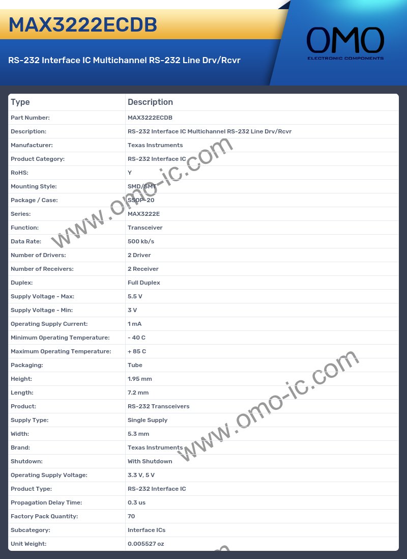 MAX3222ECDB