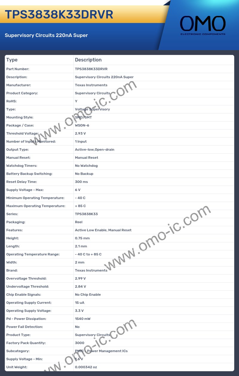 TPS3838K33DRVR
