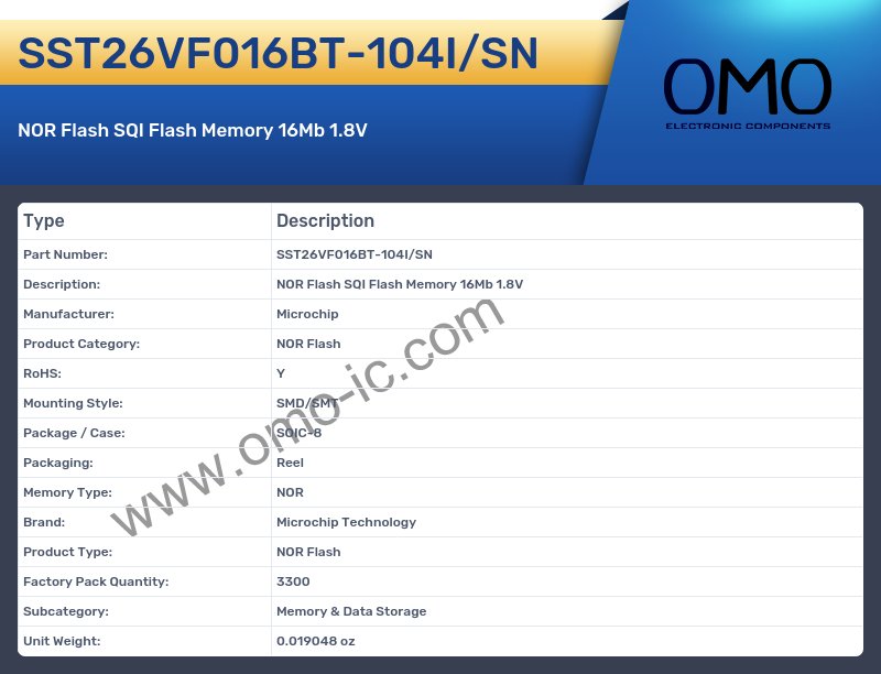 SST26VF016BT-104I/SN