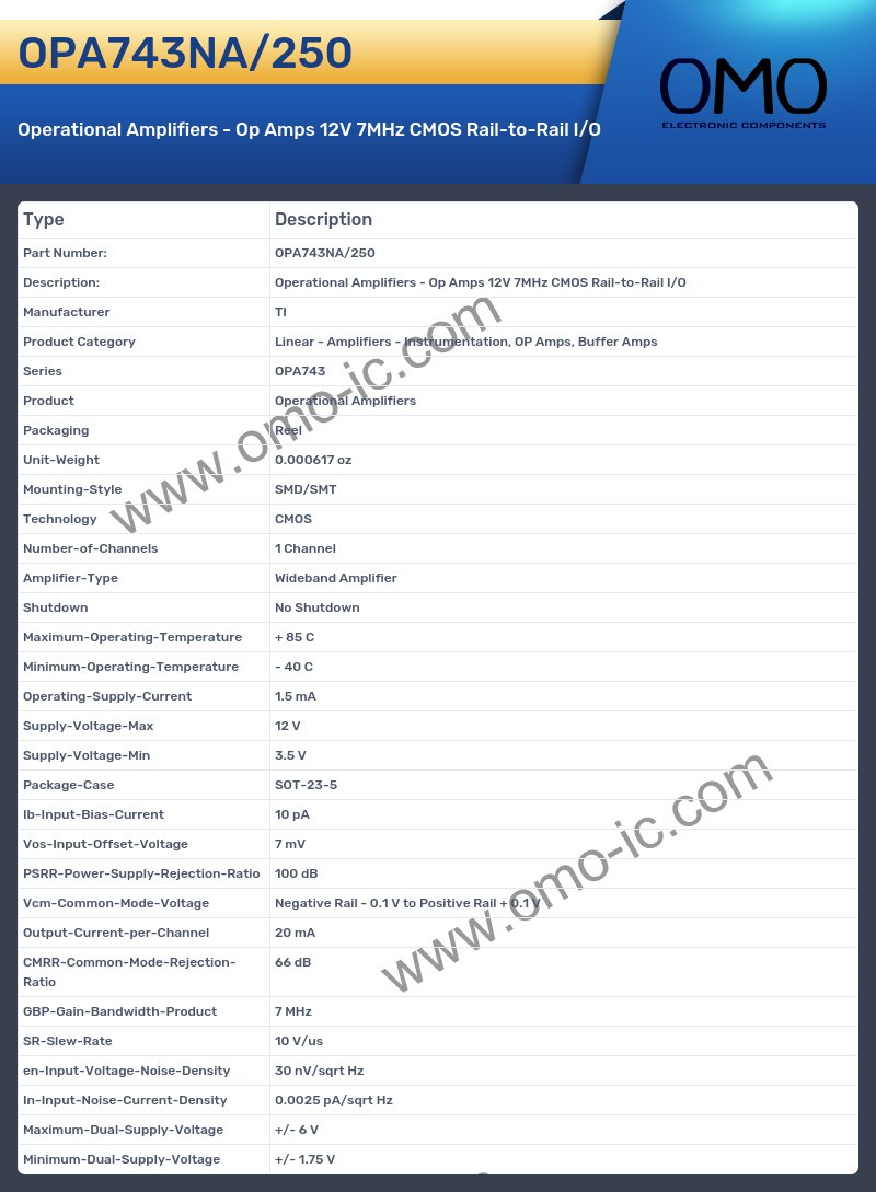 OPA743NA/250